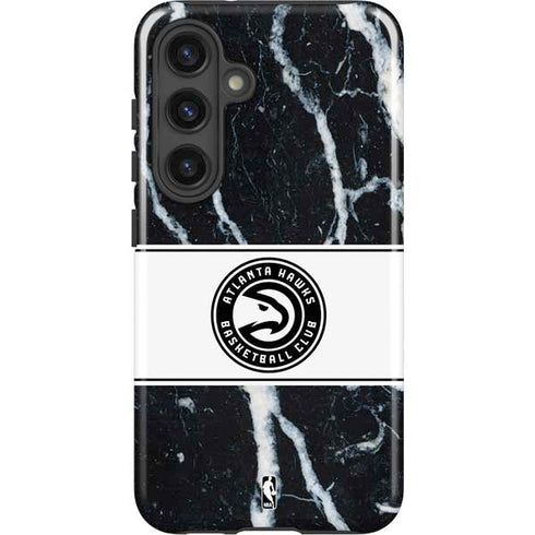 NBA Atlanta Hawks Marble Galaxy S25 Impact Case