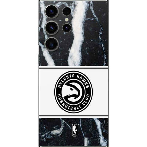 NBA Atlanta Hawks Marble Galaxy S25 Ultra Skin