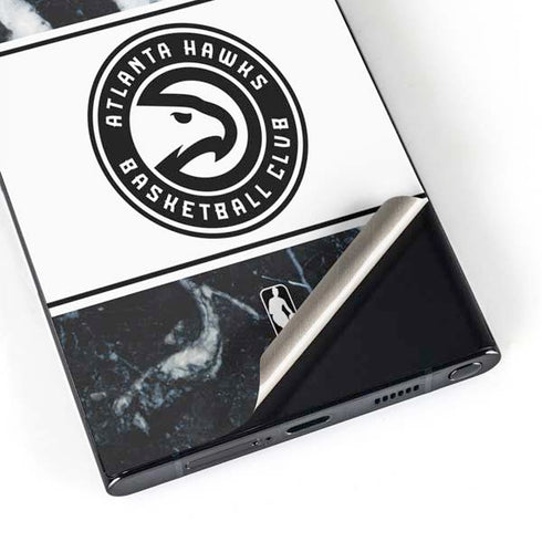 NBA Atlanta Hawks Marble Galaxy S25 Ultra Skin