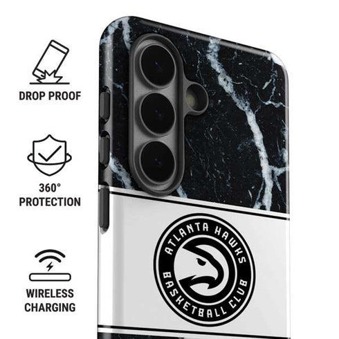 NBA Atlanta Hawks Marble Galaxy S26 Impact Case