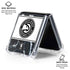 NBA Atlanta Hawks Marble Galaxy Z Flip6 Clear Case