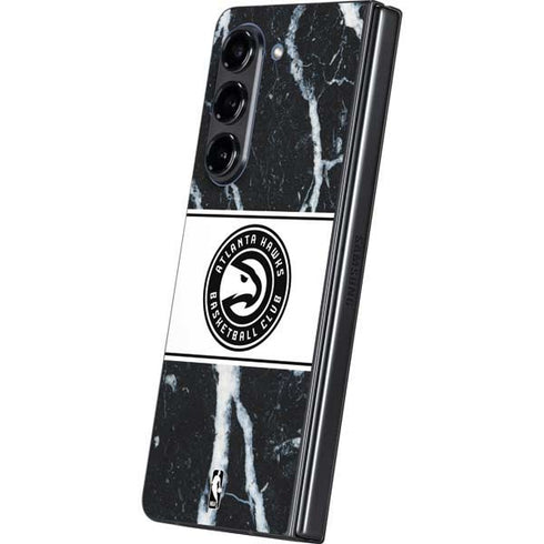 NBA Atlanta Hawks Marble Galaxy Z Fold5 5G Skin