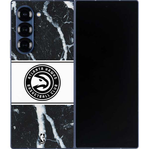 NBA Atlanta Hawks Marble Galaxy Z Fold6 Skin