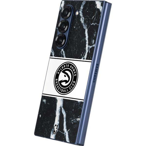 NBA Atlanta Hawks Marble Galaxy Z Fold6 Skin