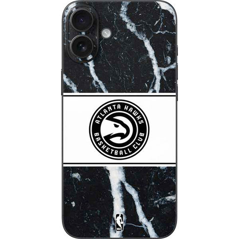 NBA Atlanta Hawks Marble iPhone 16 Plus Skin