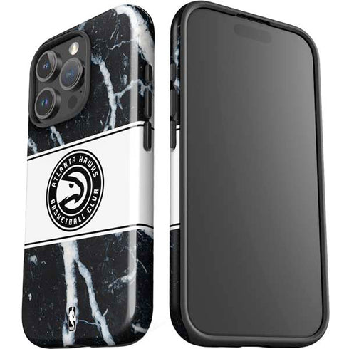 NBA Atlanta Hawks Marble iPhone 16 Pro Impact Case