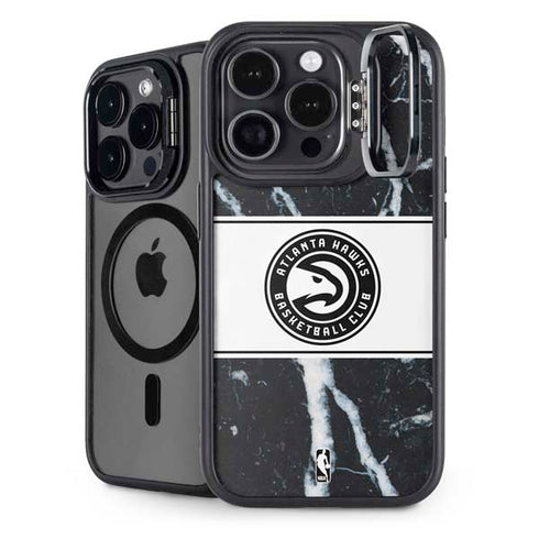 NBA Atlanta Hawks Marble iPhone 16 Pro Kickstand Case