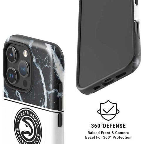 NBA Atlanta Hawks Marble iPhone 16 Pro Max Magsafe Impact Case