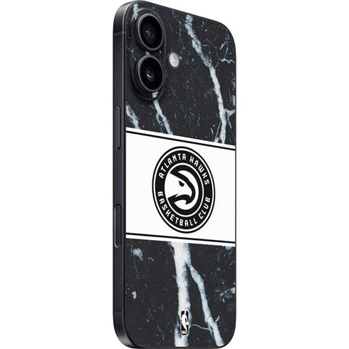 NBA Atlanta Hawks Marble iPhone 16 Skin