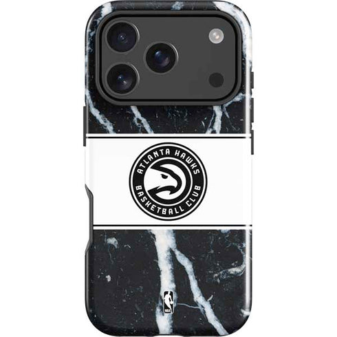NBA Atlanta Hawks Marble iPhone 18 Pro Impact Case