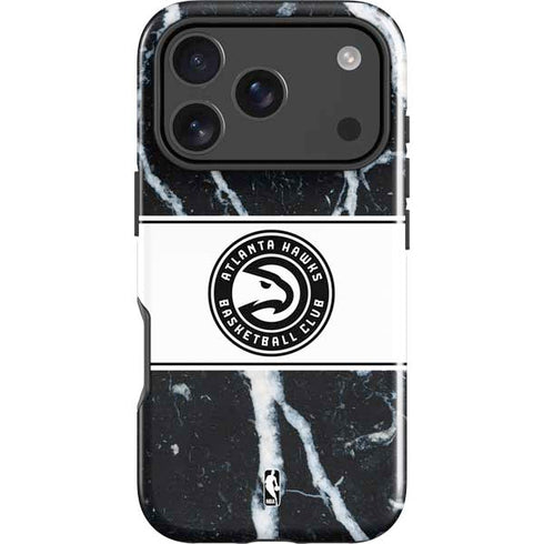 NBA Atlanta Hawks Marble iPhone 18 Pro Max Impact Case