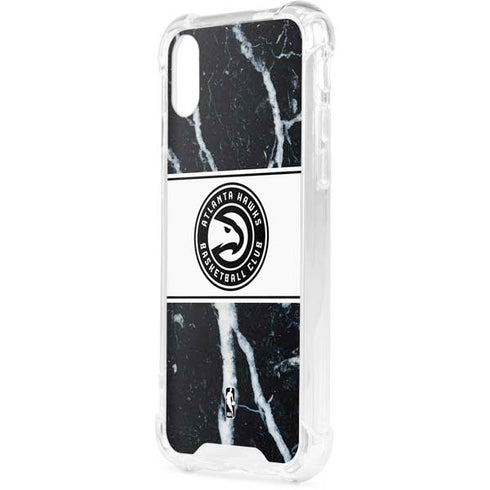 NBA Atlanta Hawks Marble iPhone XS Clear Case
