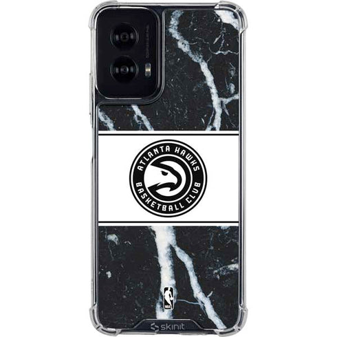 NBA Atlanta Hawks Marble Moto G Power 5G (2024) Clear Case