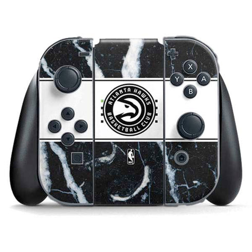 NBA Atlanta Hawks Marble Nintendo Switch (2017-2021) Joy-Con Controller Skin