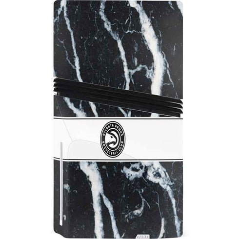 NBA Atlanta Hawks Marble PS5 Pro Disk Console Skin