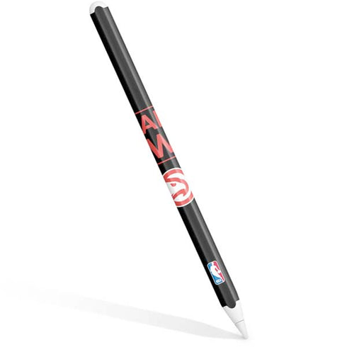 NBA Atlanta Hawks Standard - Black Apple Pencil (2nd Gen 2019) Skin