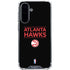 NBA Atlanta Hawks Standard - Black Galaxy A36 5G Clear Case