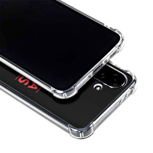 NBA Atlanta Hawks Standard - Black Galaxy A36 5G Clear Case