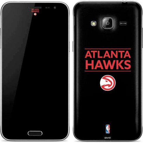 NBA Atlanta Hawks Standard - Black Galaxy J3 Skin