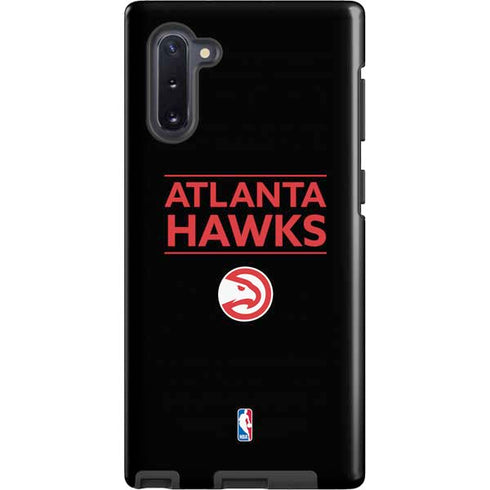 NBA Atlanta Hawks Standard - Black Galaxy Cases