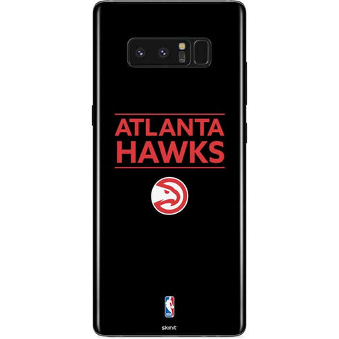 NBA Atlanta Hawks Standard - Black Galaxy Note 8 Skin