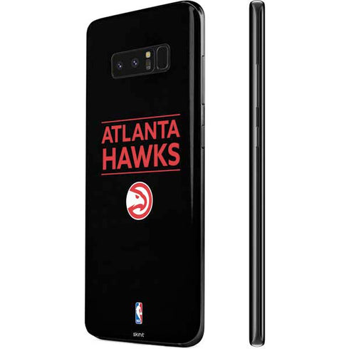 NBA Atlanta Hawks Standard - Black Galaxy Note 8 Skin