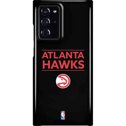 NBA Atlanta Hawks Standard - Black Galaxy Cases
