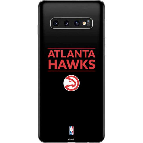 NBA Atlanta Hawks Standard - Black Galaxy S10 Skin