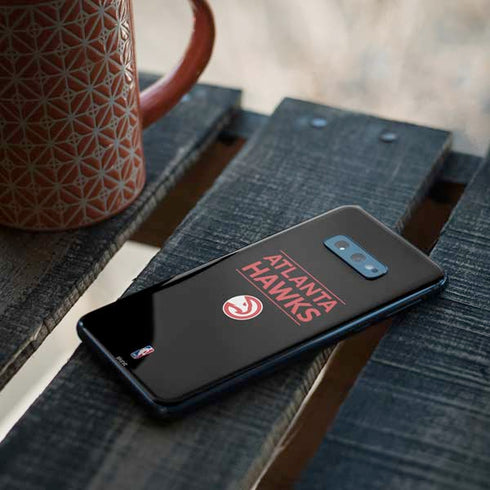 NBA Atlanta Hawks Standard - Black Galaxy S10e Skin