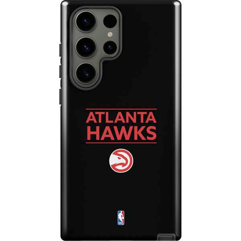 NBA Atlanta Hawks Standard - Black Galaxy S23 Ultra Pro Case