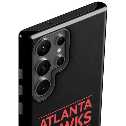 NBA Atlanta Hawks Standard - Black Galaxy S23 Ultra Pro Case