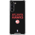 NBA Atlanta Hawks Standard - Black Galaxy S24 FE Clear Case