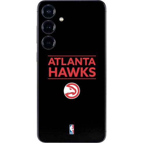NBA Atlanta Hawks Standard - Black Galaxy S25 Skin