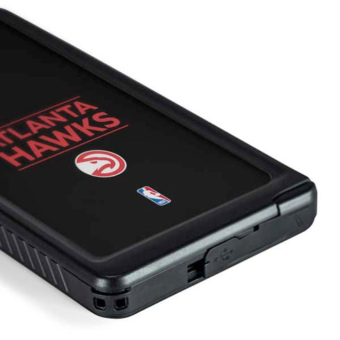 NBA Atlanta Hawks Standard - Black Galaxy S24 Ultra Waterproof Case