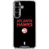 NBA Atlanta Hawks Standard - Black Galaxy S26 Clear Case