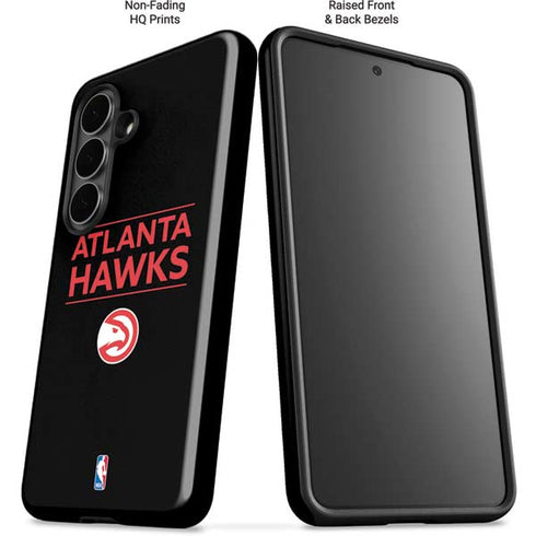 NBA Atlanta Hawks Standard - Black Galaxy S26 Impact Case