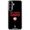 NBA Atlanta Hawks Standard - Black Galaxy S26 Plus Clear Case