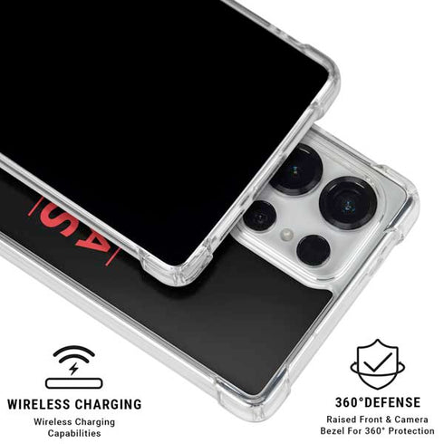 NBA Atlanta Hawks Standard - Black Galaxy S26 Ultra Clear Case