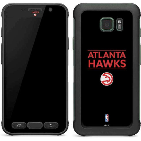 NBA Atlanta Hawks Standard - Black Galaxy S7 Active Skin