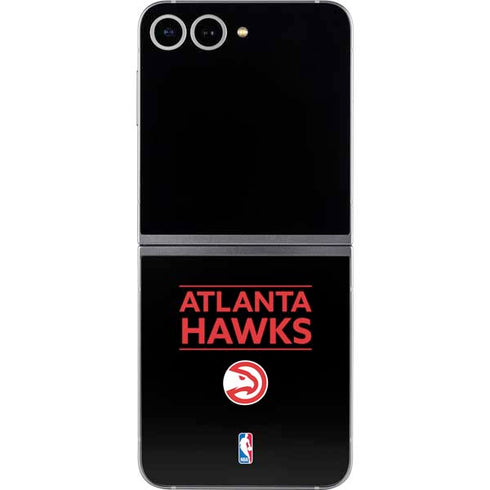 NBA Atlanta Hawks Standard - Black Galaxy Z Flip6 Skin