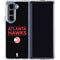 NBA Atlanta Hawks Standard - Black Galaxy Z Fold5 5G Clear Case