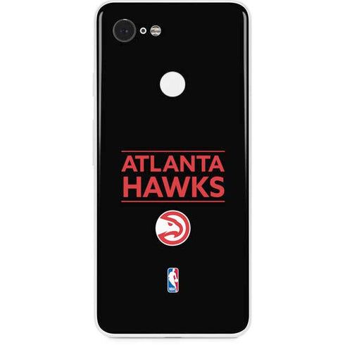 NBA Atlanta Hawks Standard - Black Google Pixel 3 Skin