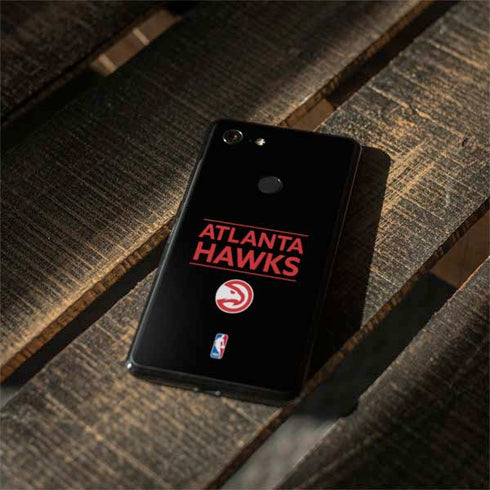 NBA Atlanta Hawks Standard - Black Google Pixel 3 Skin