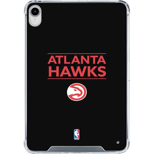 NBA Atlanta Hawks Standard - Black iPad 11th Gen (2025) Clear Case