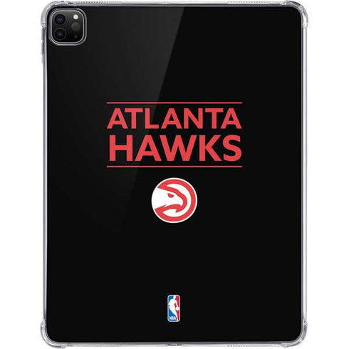 NBA Atlanta Hawks Standard - Black iPad Pro 11in (2024) Clear Case