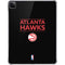 NBA Atlanta Hawks Standard - Black iPad Pro 11in (2024) Clear Case