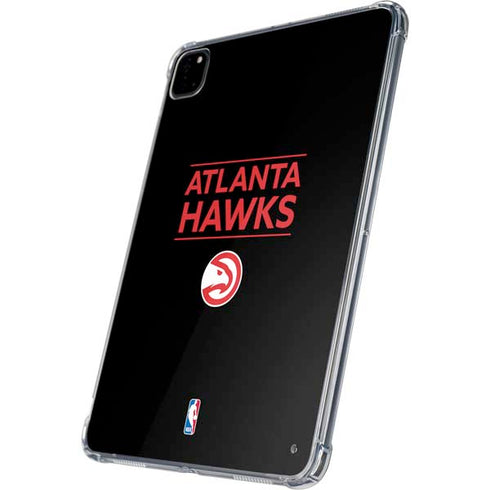 NBA Atlanta Hawks Standard - Black iPad Pro 11in (2024) Clear Case