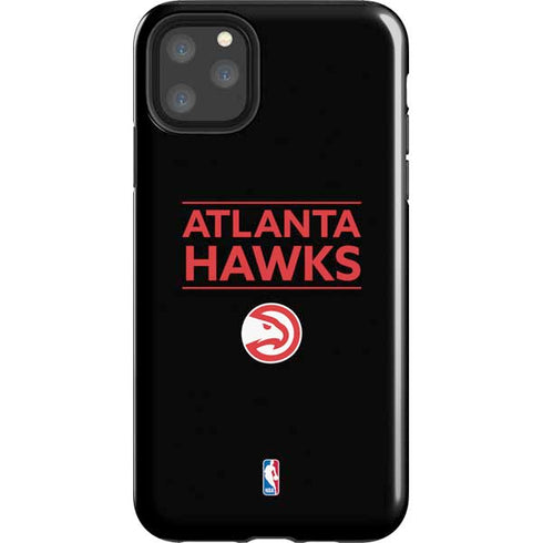 NBA Atlanta Hawks Standard - Black iPhone Cases