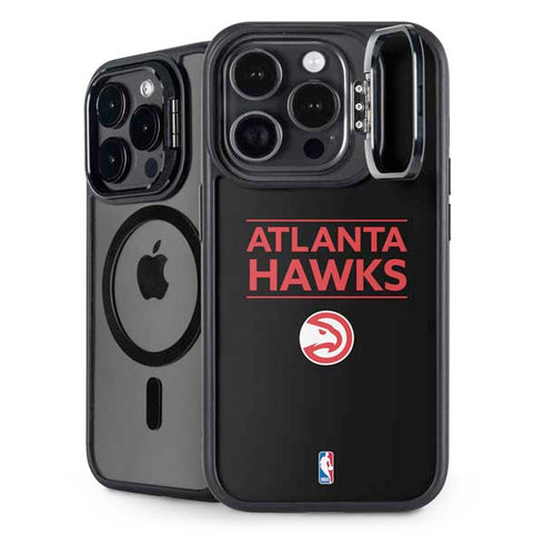 NBA Atlanta Hawks Standard - Black iPhone 13 Pro Kickstand Case