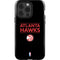 NBA Atlanta Hawks Standard - Black iPhone 15 Pro Impact Case
